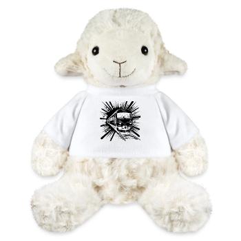 Cartoon Railroad - MiniFeet® Sheep Annika - white - Front