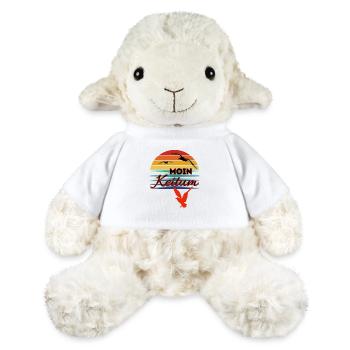Moin Keitum avec mouette dans le style rétro-Sylt-Keitum - Mouton en peluche Annika MiniFeet® - blanc - Devant