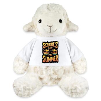 Summer Schoolout Sunset Design - MiniFeet® Sheep Annika - white - Front