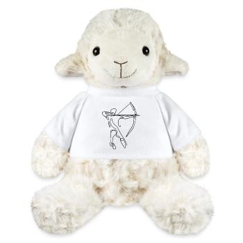 Archery Sketch - MiniFeet® Sheep Annika - white - Front