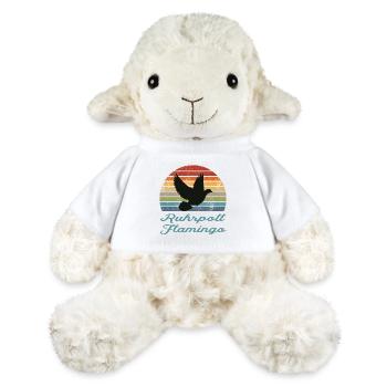 Flamant rose de Ruhrpott - Mouton en peluche Annika MiniFeet® - blanc - Devant