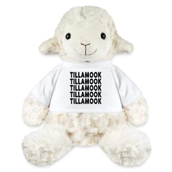 Tillamook County Oregon Regenbogen Textdesign - MiniFeet® Schaf Annika - Weiß - Vorne