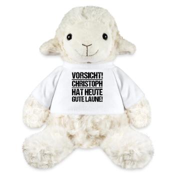 Prénom Chris Christoph - Mouton en peluche Annika MiniFeet® - blanc - Devant