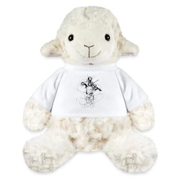 Violinist Sketch - MiniFeet® Sheep Annika - white - Front