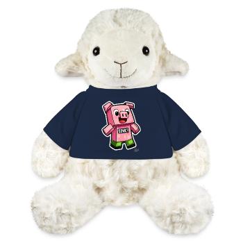 hier kommt das lustige oink Pixel-Schwein - MiniFeet® Schaf Annika - French Navy - Vorne