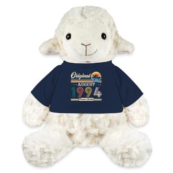 Geburtstagsgeschenk Geboren im August 1994 - MiniFeet® Schaf Annika - French Navy - Vorne
