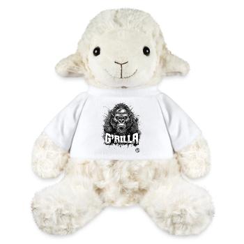 Gorille zombie super en colère - Mouton en peluche Annika MiniFeet® - blanc - Devant