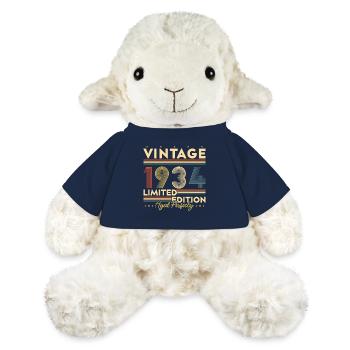 Vinatge 1934 Geburtstagsgeschenk - MiniFeet® Schaf Annika - French Navy - Vorne