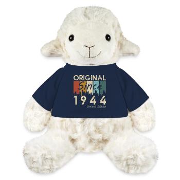 1944 Vintage Retro Birthday Gift - MiniFeet® Sheep Annika - french navy - Front