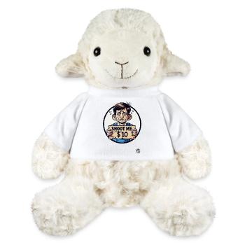 Parodie : en salopette, Shoot Me pour 10 $ - Mouton en peluche Annika MiniFeet® - blanc - Devant