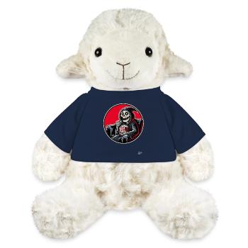 Grim Reaper Cineast mit Popcorn - MiniFeet® Schaf Annika - French Navy - Vorne