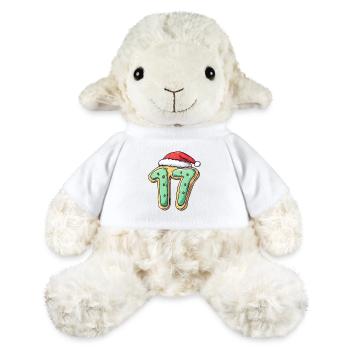 17 Number Christmas Cookie - MiniFeet® Sheep Annika - white - Front