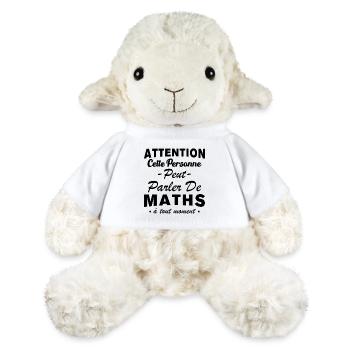 Diese Person kann jederzeit über Mathematik sprechen - MiniFeet® Schaf Annika - Weiß - Vorne