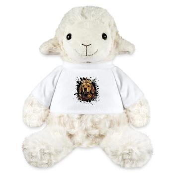 Chien Beagle Animal Couronne - Mouton en peluche Annika MiniFeet® - blanc - Devant
