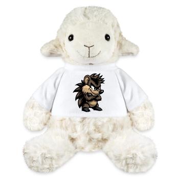 Bande dessinée hérisson - Mouton en peluche Annika MiniFeet® - blanc - Devant