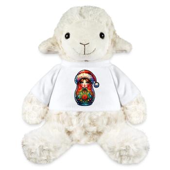 Russische Matroschka Weihnachten Russland - MiniFeet® Schaf Annika - Weiß - Vorne