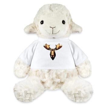 Orignal, Mosses, Bull, Eli, Bois, Cerf, Orignal sauvage - Mouton en peluche Annika MiniFeet® - blanc - Devant