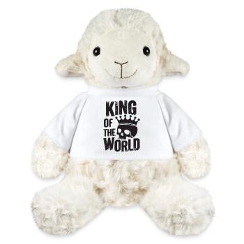 Totenkopf mit Krone King of the World - MiniFeet® Schaf Annika - Weiß - Vorne