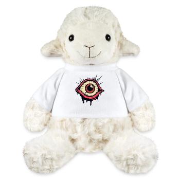 Étrange, hypnotique et éveillé, l’œil - Mouton en peluche Annika MiniFeet® - blanc - Devant