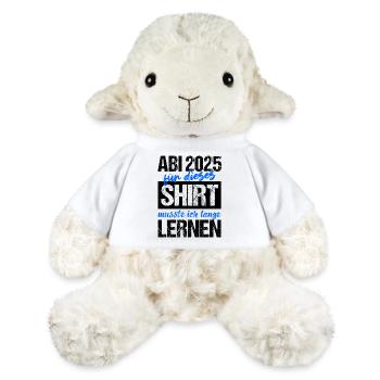 Abi 2025 Gymnasium Abschluss Geschenk Abitur 2025 - MiniFeet® Schaf Annika - Weiß - Vorne