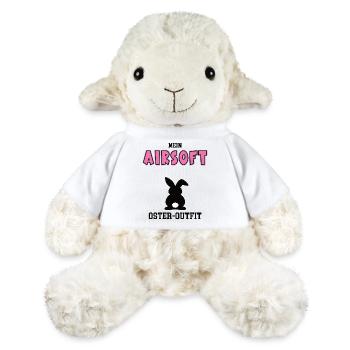 Airsoft Oster Outfit Ostergeschenk Airsoftspieler - MiniFeet® Schaf Annika - Weiß - Vorne