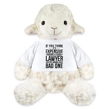 Si vous pensez que cela coûte cher, engagez un bon avocat - Mouton en peluche Annika MiniFeet® - blanc - Devant