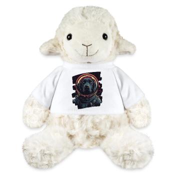 Astronaute du Labrador - Mouton en peluche Annika MiniFeet® - blanc - Devant