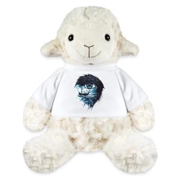 Runes du navire Viking Raven - Mouton en peluche Annika MiniFeet® - blanc - Devant
