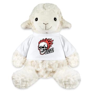 Flames and Skulls: Let's Get Out of Here - MiniFeet® Sheep Annika - white - Front