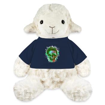 Crâne de fête - Mouton en peluche Annika MiniFeet® - bleu marine - Devant