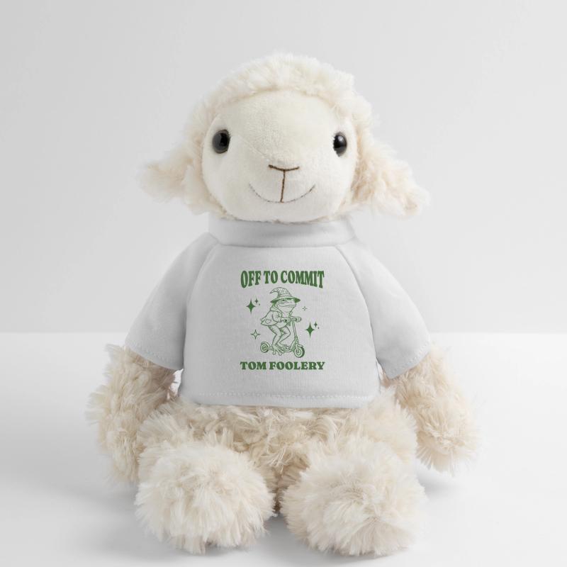 Off To Commit Tom Foolery Funny Frog Illustration MiniFeet® Sheep Annika