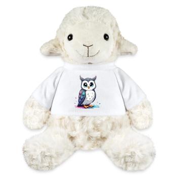 Niedliche Manga Eulenkunst für Kinder - MiniFeet® Schaf Annika - Weiß - Vorne