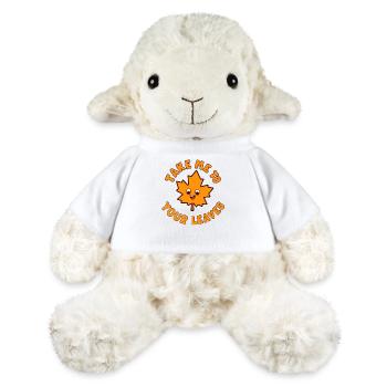 Bring mich zu deinen Blättern. Schönen Herbst. Ern - MiniFeet® Schaf Annika - Weiß - Vorne