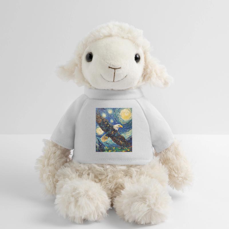 Eagle Bird Van Gogh Style Starry Night MiniFeet® Sheep Annika