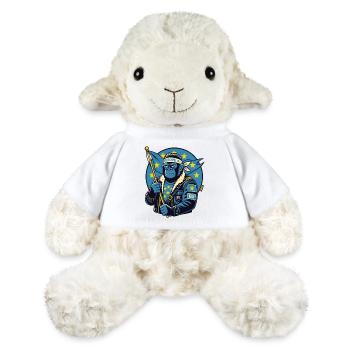Style motard gorille de l’UE - Mouton en peluche Annika MiniFeet® - blanc - Devant
