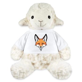 Fox Head Illustration - MiniFeet® Sheep Annika - white - Front