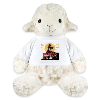 Krieger auf der Klippe Sonnenuntergang - MiniFeet® Schaf Annika - Weiß - Vorne