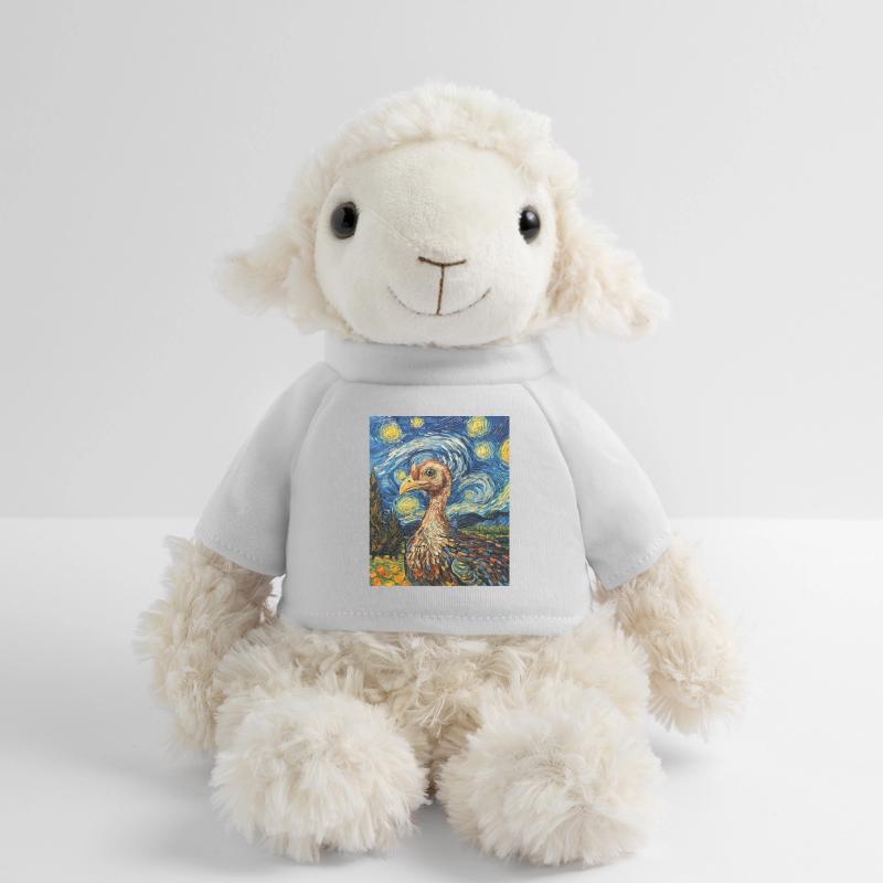 Oiseau de dinde à la Van Gogh Mouton en peluche Annika MiniFeet®