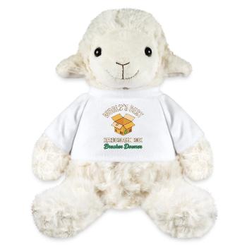 Meilleur brise-boîtes en carton au monde Downer - Mouton en peluche Annika MiniFeet® - blanc - Devant