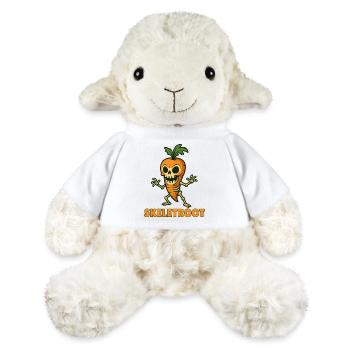 Monstre végétal drôle – Halloween Fun - Mouton en peluche Annika MiniFeet® - blanc - Devant