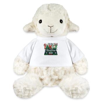 Nous sommes la famille Noël 2025 - Mouton en peluche Annika MiniFeet® - blanc - Devant