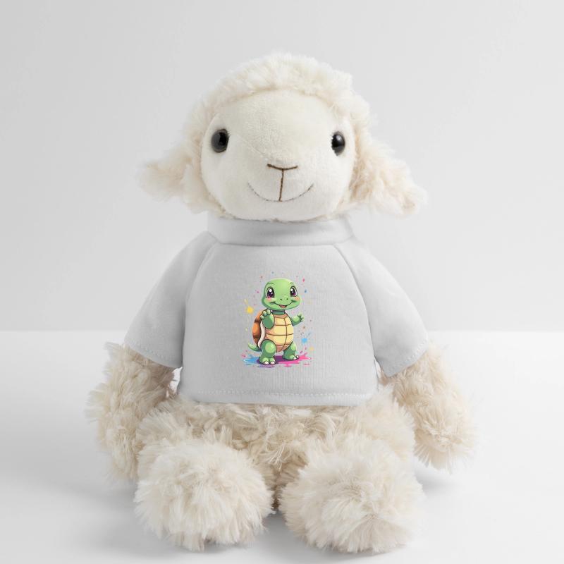 Turtle Paint Splash Fun MiniFeet® Sheep Annika