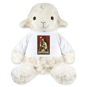 Południca Slavic Noon Spirit Folk Art - MiniFeet® Sheep Annika - white - Front