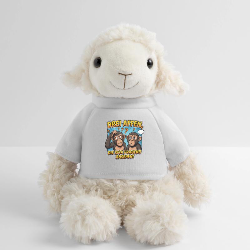 Three Monkeys Confusion – Funny Comic Design MiniFeet® Sheep Annika