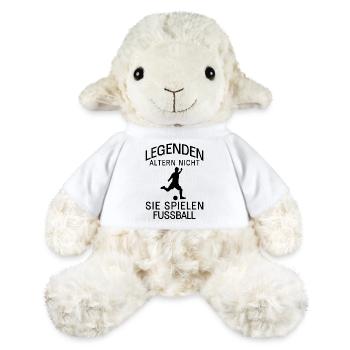 Legenden altern nicht Fußball - MiniFeet® Schaf Annika - Weiß - Vorne