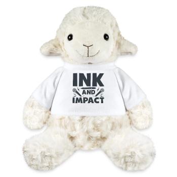 Poésie Slam Ink et Impact Slam Poésie - Mouton en peluche Annika MiniFeet® - blanc - Devant