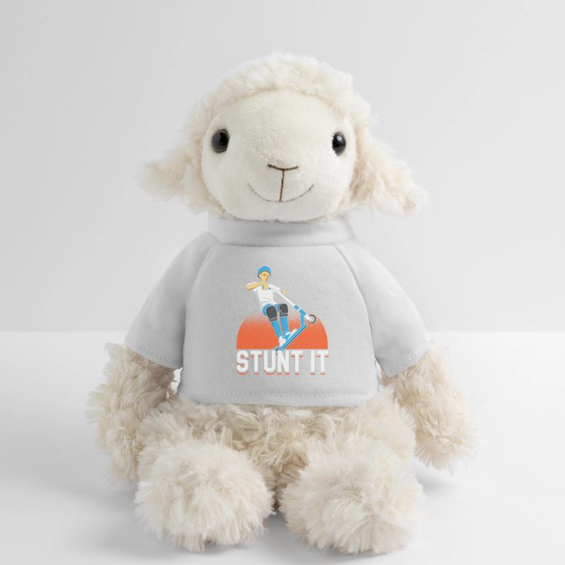 Conception du rider de trick scooter Stunt It Mouton en peluche Annika MiniFeet®