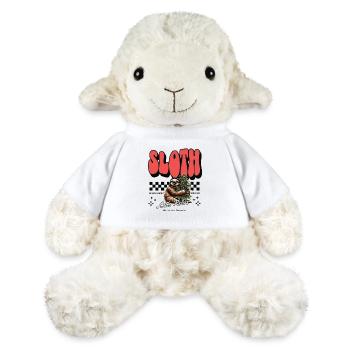 Sloth Relax – Chill Pattern Cannabis défectueux - Mouton en peluche Annika MiniFeet® - blanc - Devant