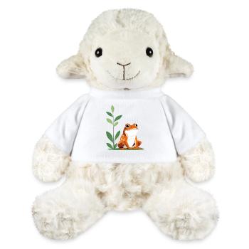 Cheerful tree frog in the green - MiniFeet® Sheep Annika - white - Front