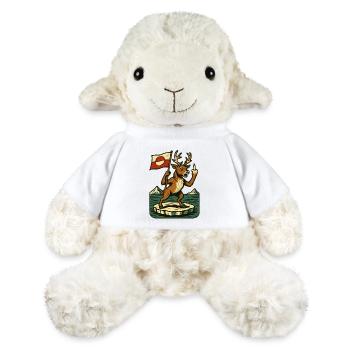 Greenland Shirt Reindeer Caribou - MiniFeet® Schaf Annika - Weiß - Vorne